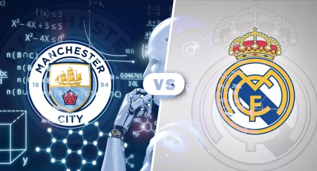 Manchester City et le Real Madrid