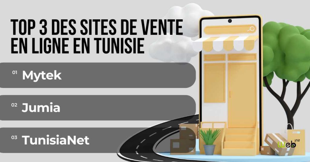 Top 3 des sites de vente en ligne en Tunisie